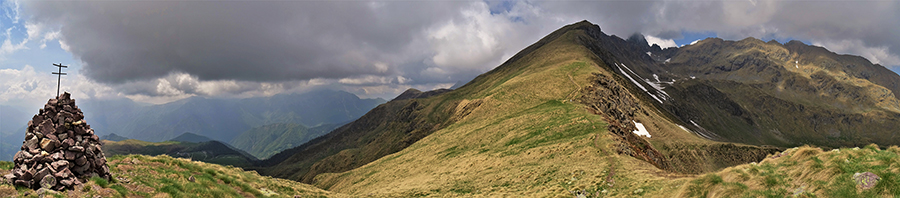 Dal Monte Foppa i sent. 109-101 , i Monti Triomen, Valletto, Ponteranica